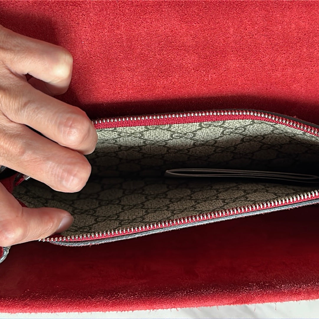 Gucci GG Supreme Dionysus Chain Bag, Preowned