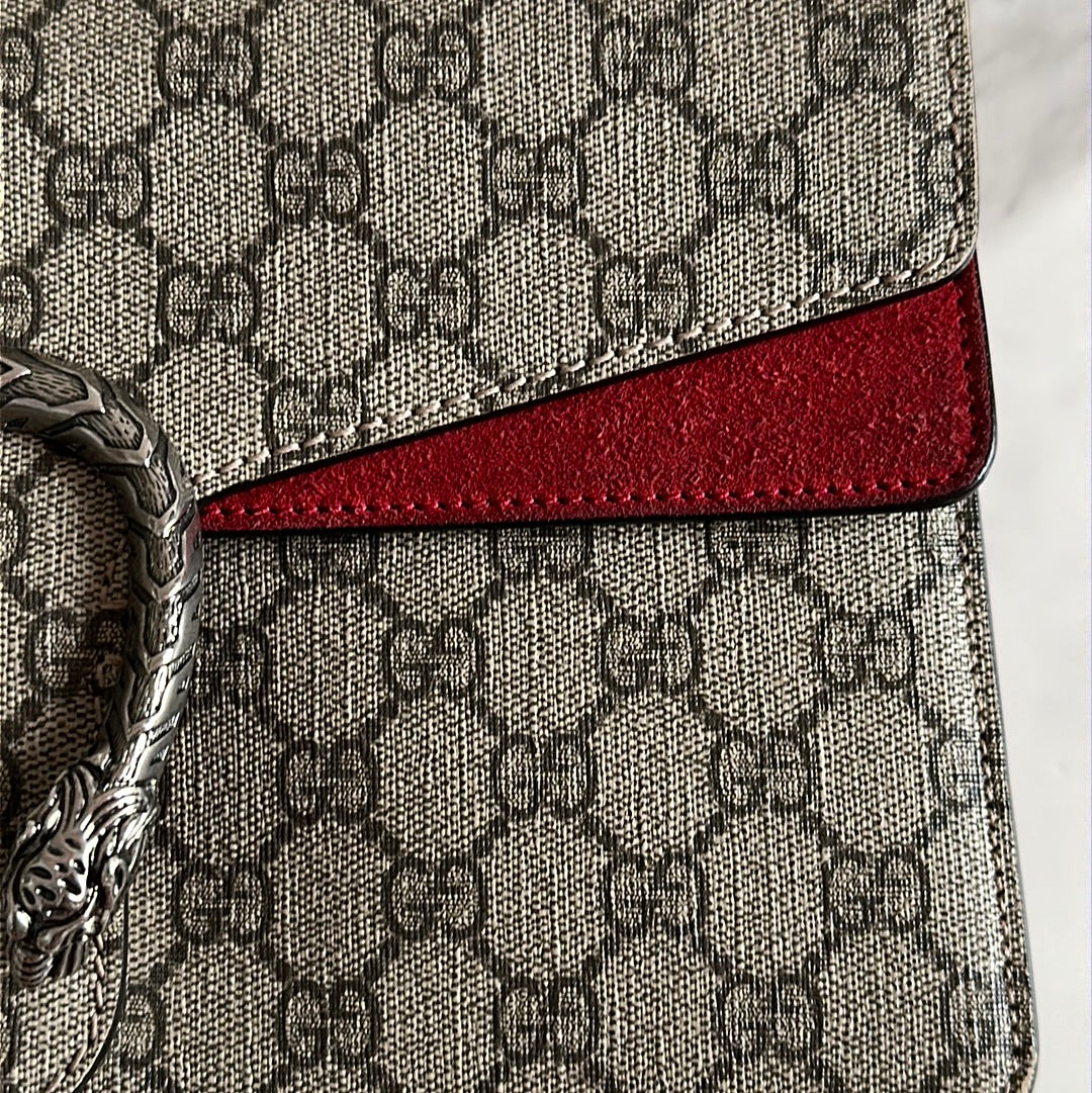 Gucci GG Supreme Dionysus Chain Bag, Preowned
