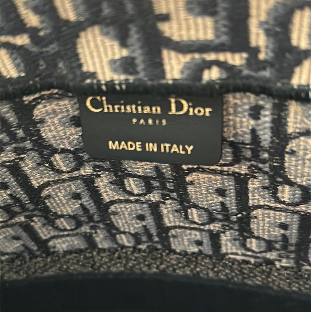 Christian Dior Large Book Tote Blue, Preowned