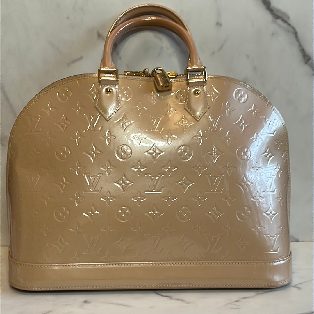 Louis Vuitton Vernis Alma GM, Preowned