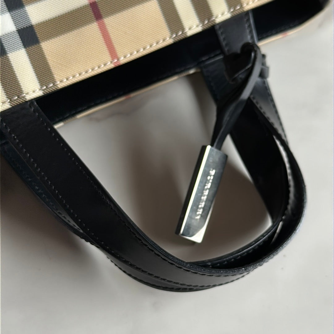 Burberry Nova Check Handle Bag, preowned