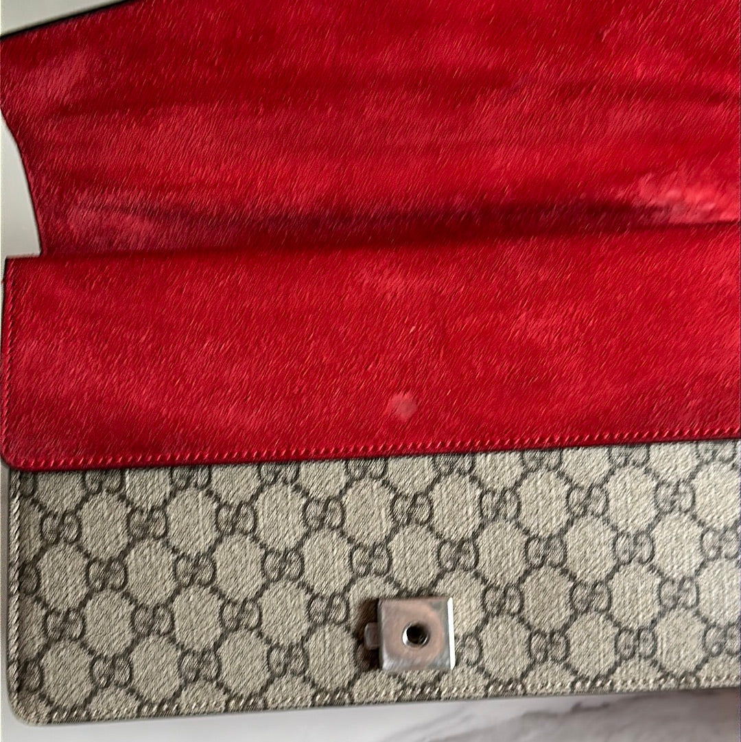 Gucci GG Supreme Dionysus Chain Bag, Preowned
