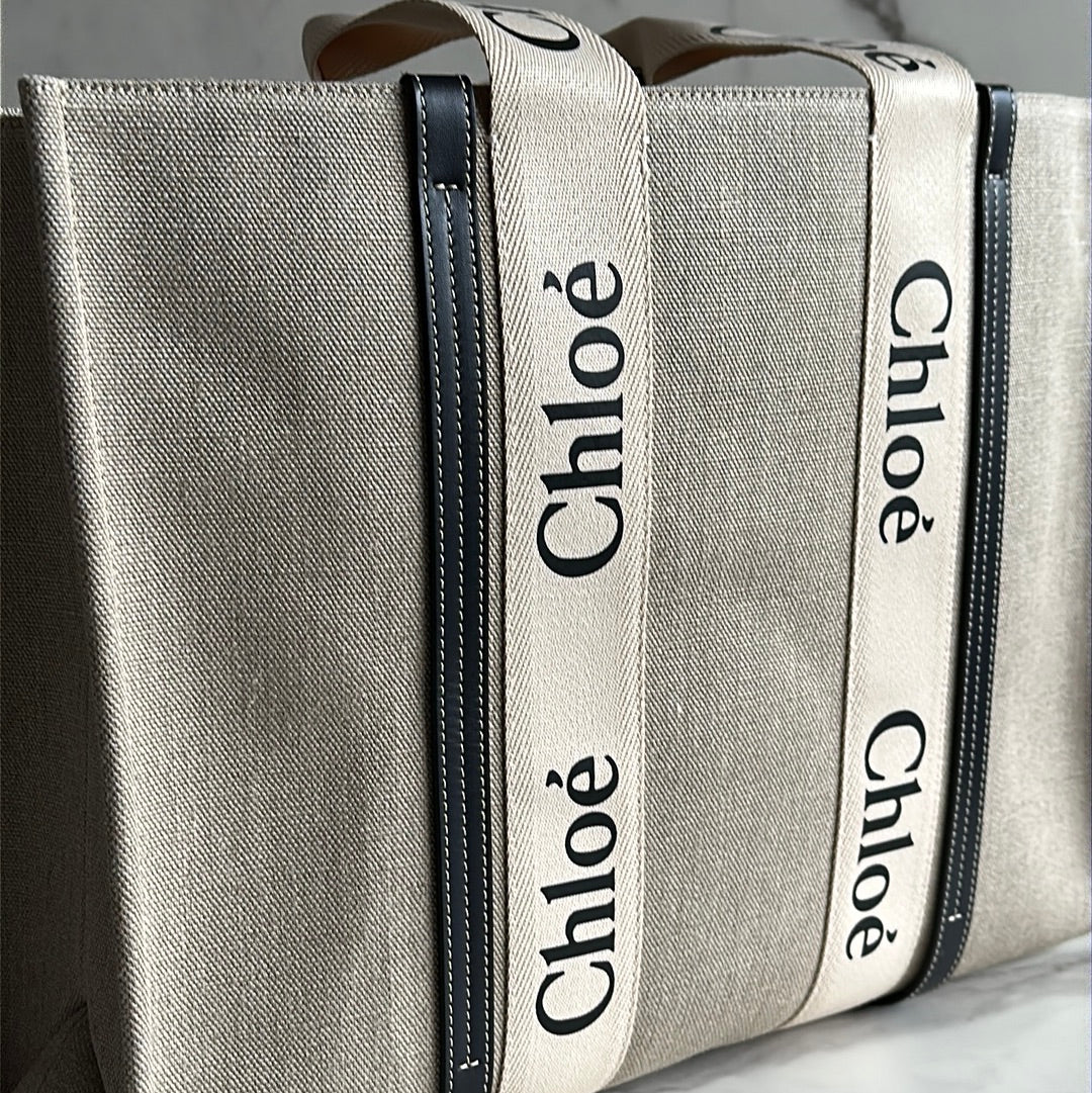 Chloe Large Woody Tote, NEW