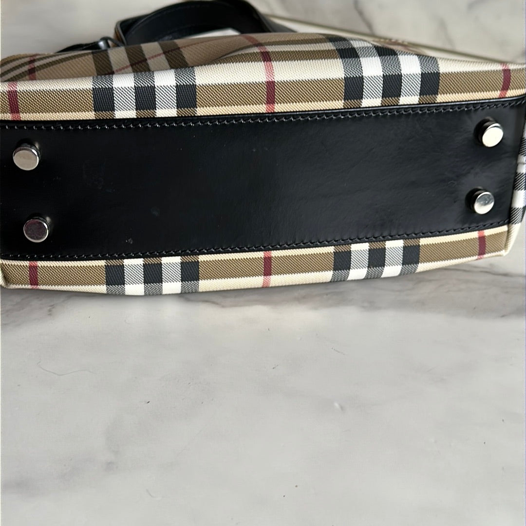 Burberry Nova Check Handle Bag, preowned