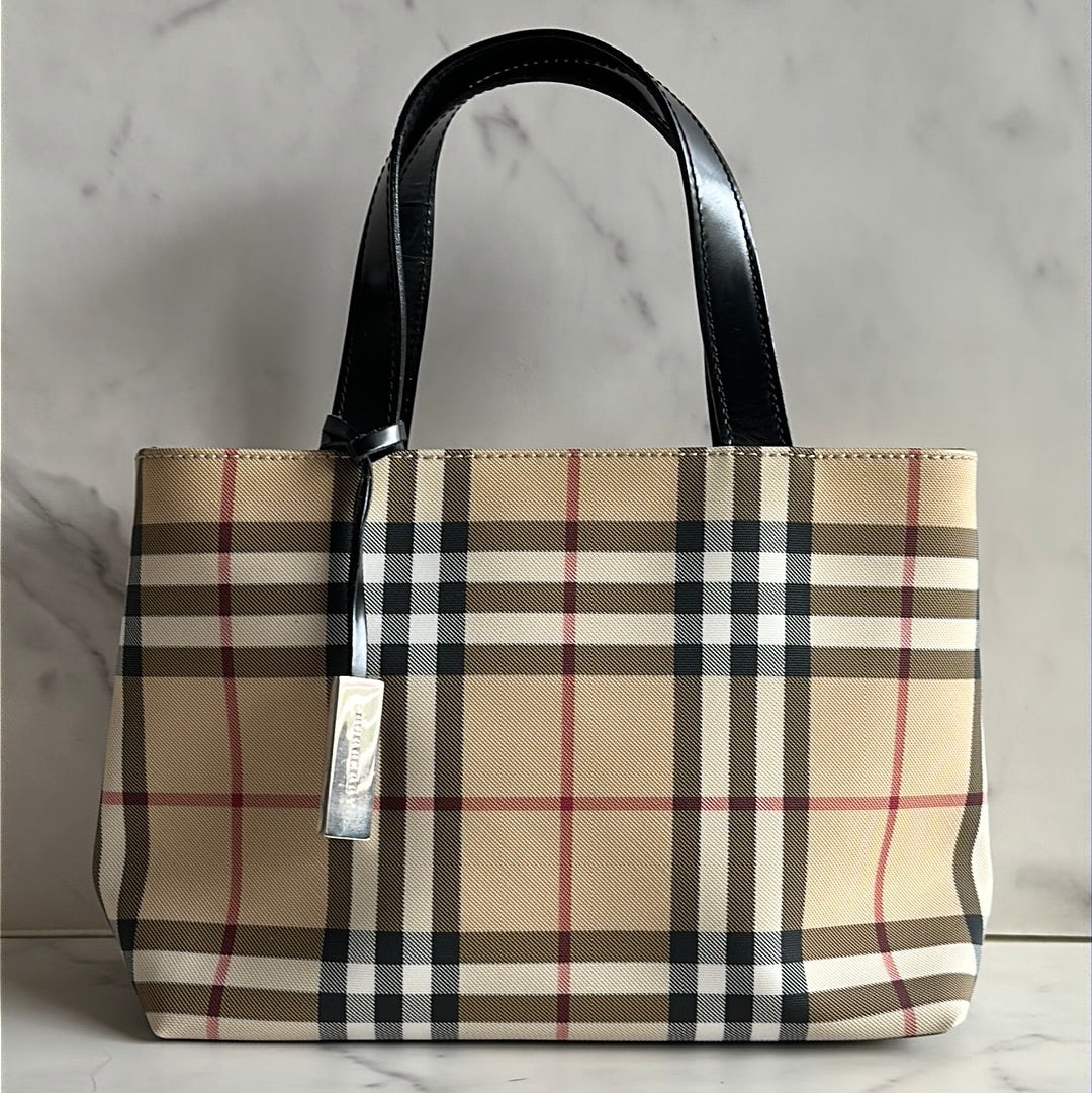 Burberry Nova Check Handle Bag, preowned
