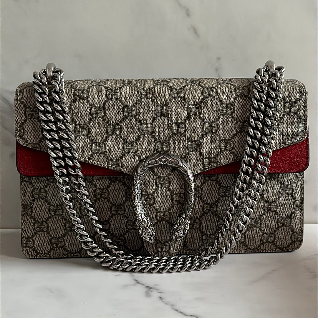 Gucci GG Supreme Dionysus Chain Bag, Preowned