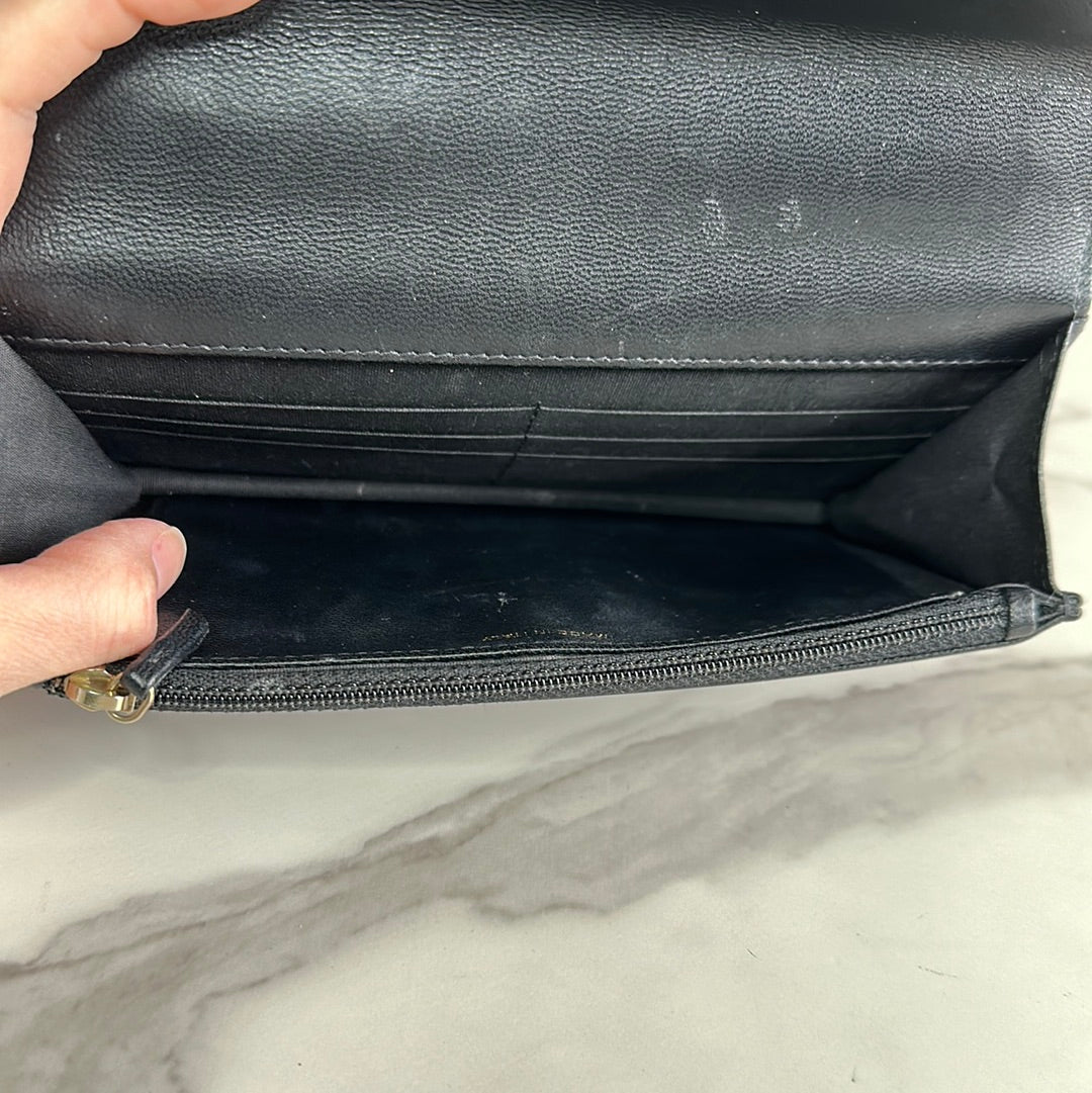 Chanel 19 Wallet on Chain in Black Quilted Lambskin, Preowned