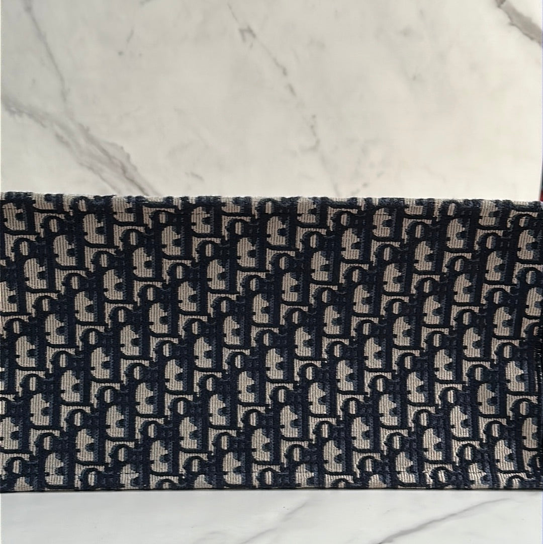 Christian Dior Large Book Tote Blue, Preowned