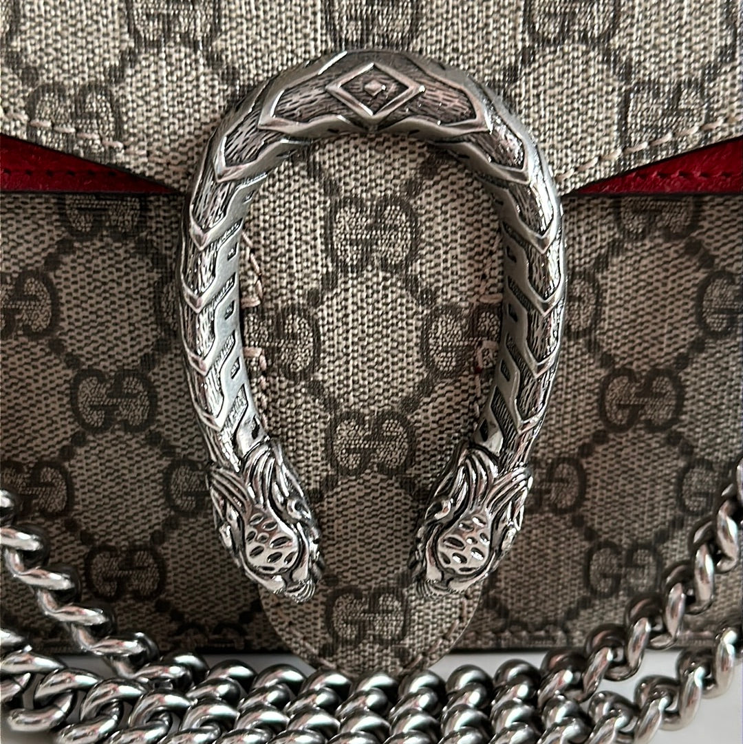 Gucci GG Supreme Dionysus Chain Bag, Preowned