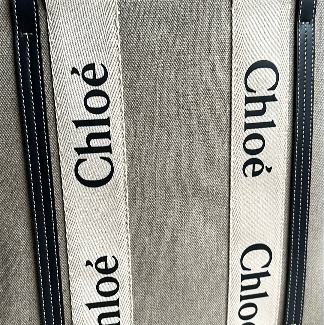 Chloe Large Woody Tote, NEW
