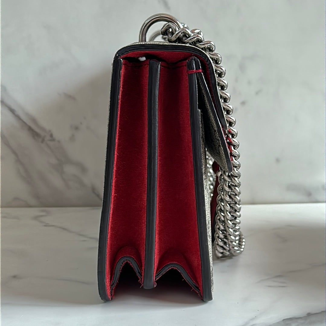 Gucci GG Supreme Dionysus Chain Bag, Preowned