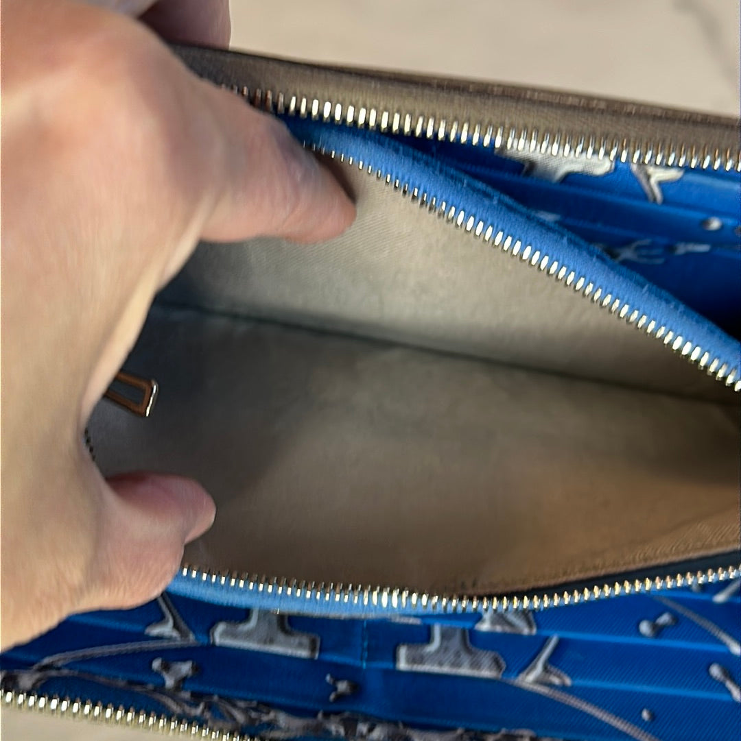 Hermes Azap Zip Around Epsom long wallet, Preowned
