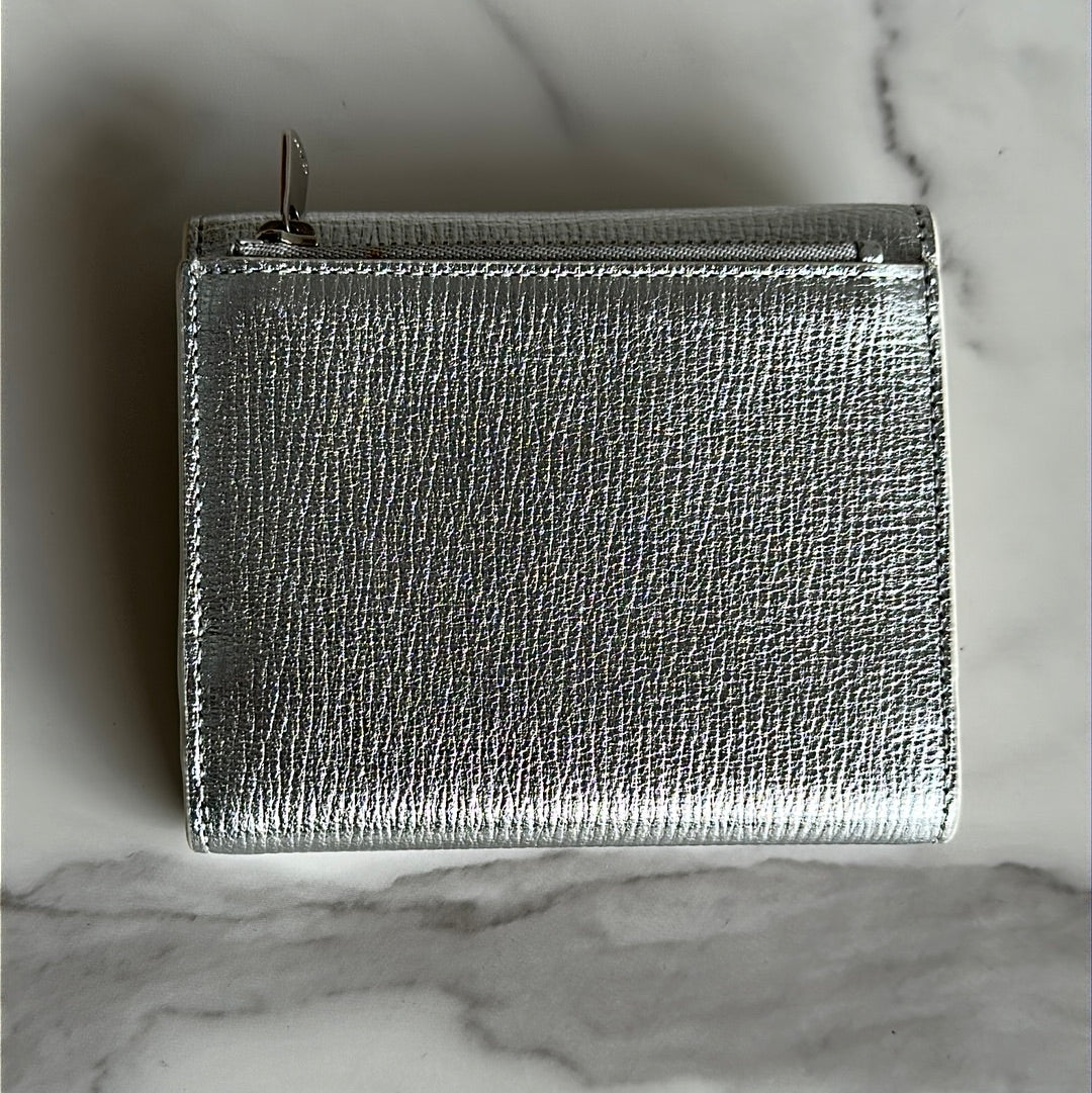 Christian Dior silver wallet, preowned