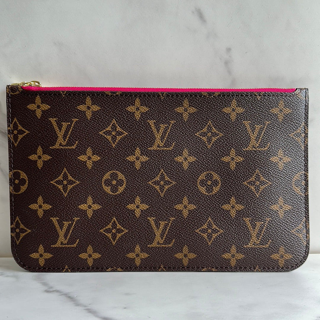 Louis Vuitton Monogram Neverfull Pouchette, New