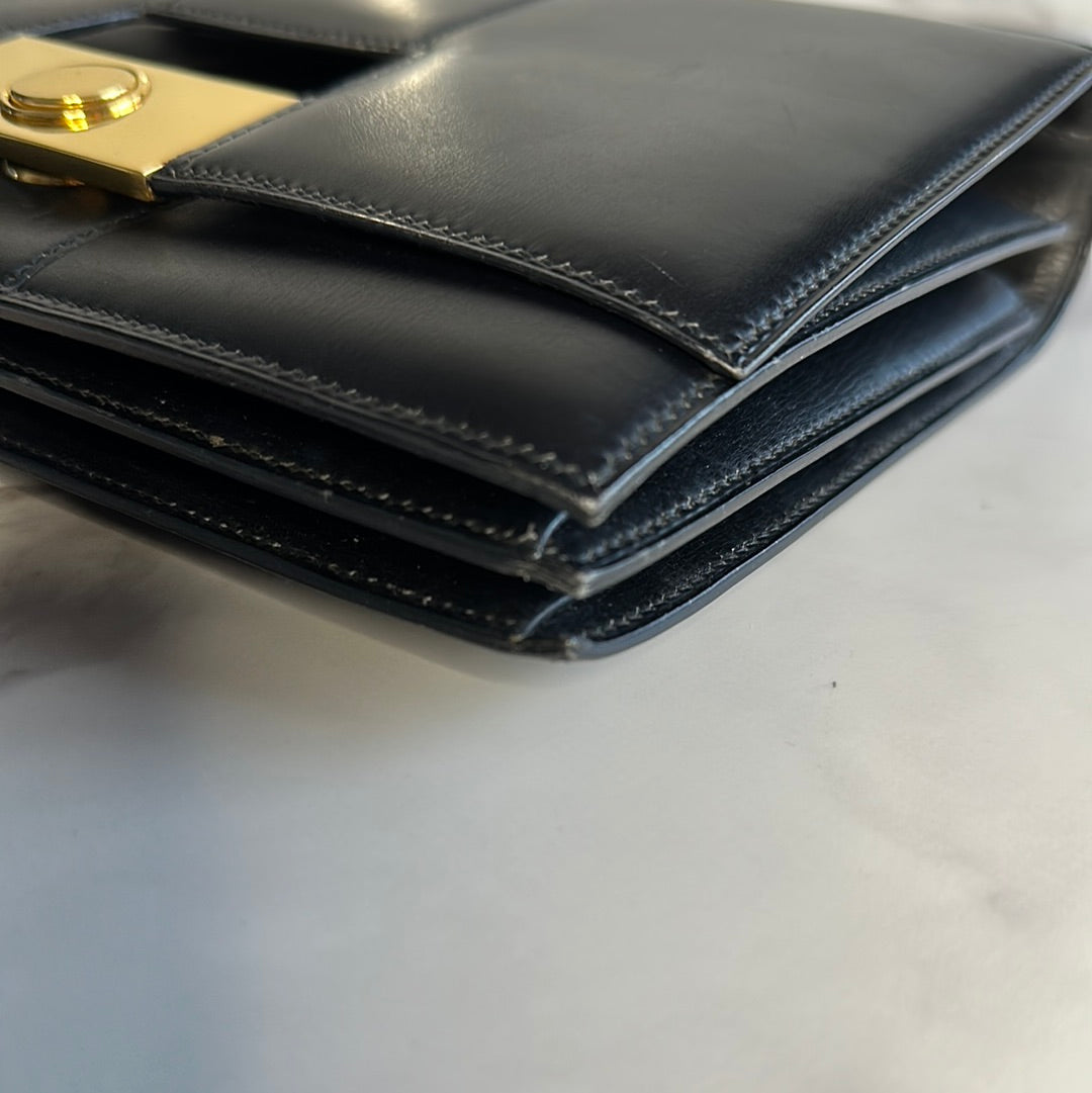 Hermès Box Calfskin Shoulder Bag, Preowned