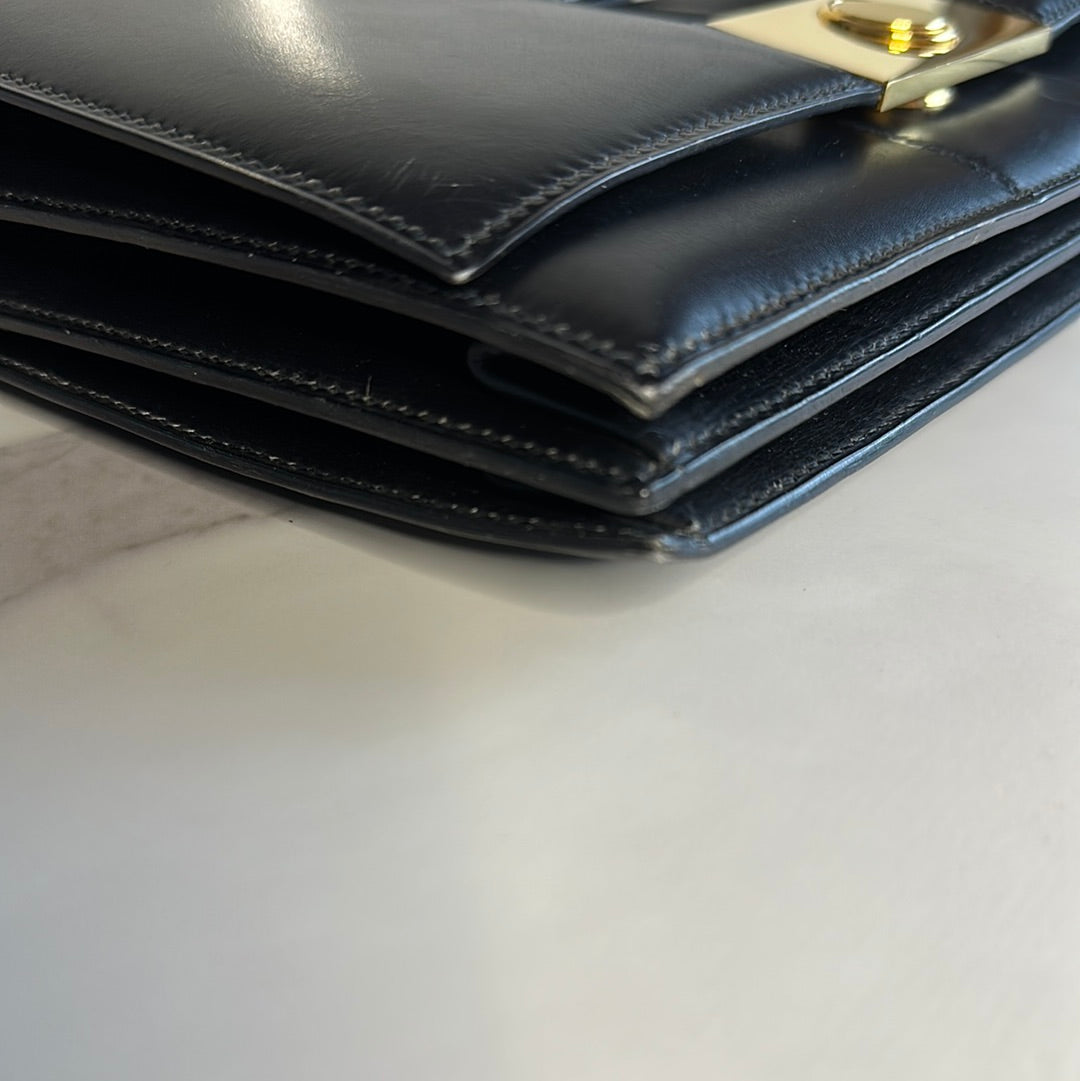 Hermès Box Calfskin Shoulder Bag, Preowned