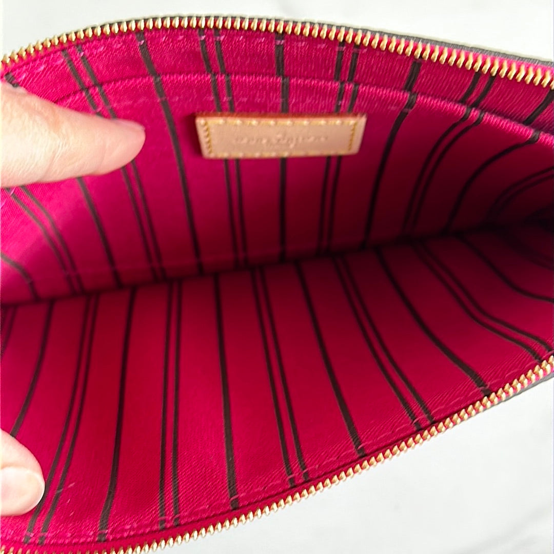 Louis Vuitton Monogram Neverfull Pouchette, New