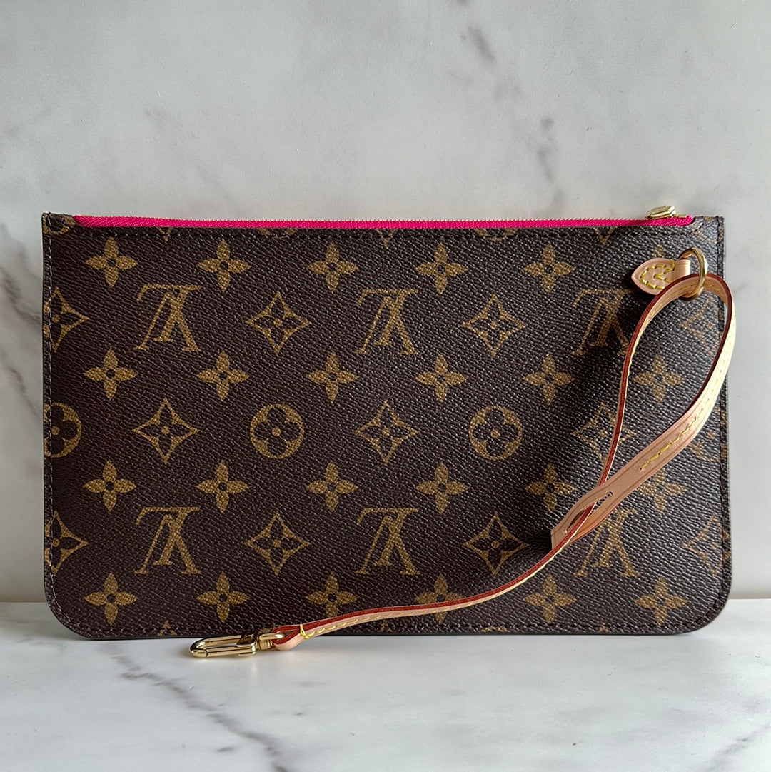 Louis Vuitton Monogram Neverfull Pouchette, New