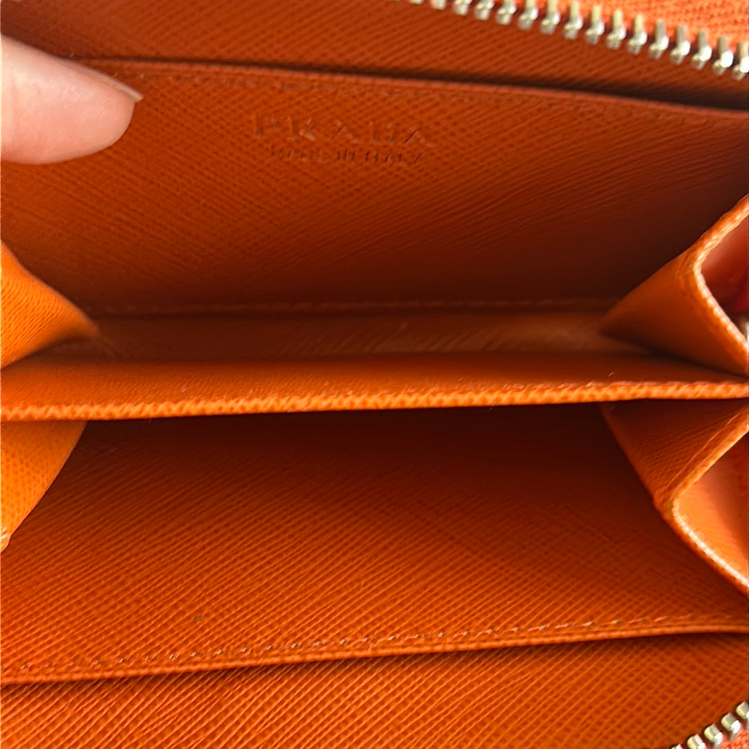 Prada coin/card pouch, preowned