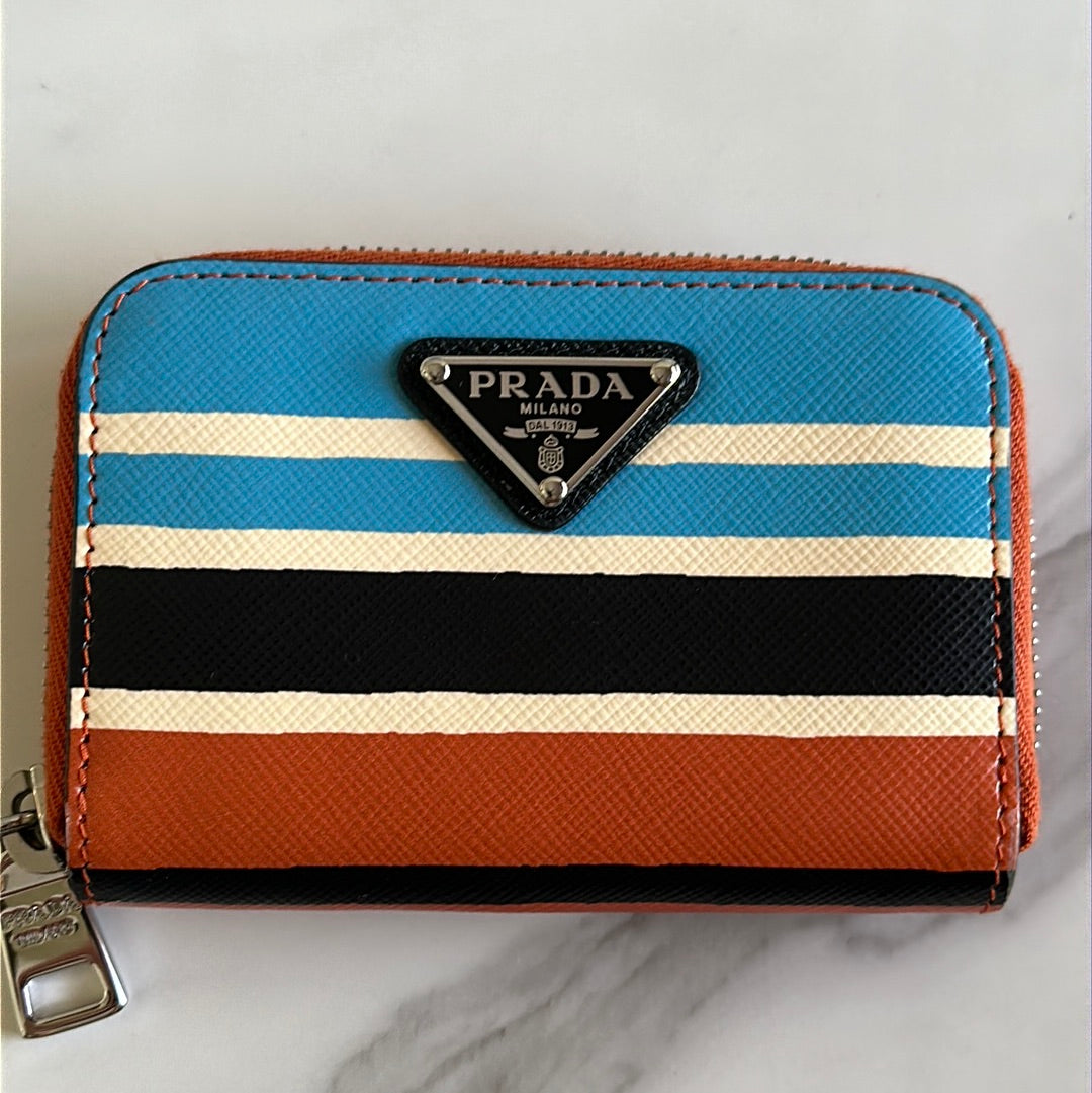 Prada coin/card pouch, preowned