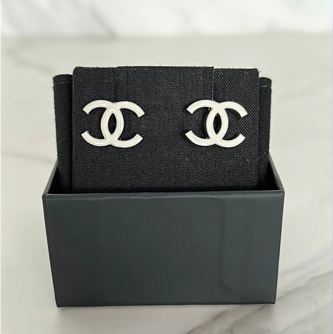 Chanel CC Earrings, Preowned