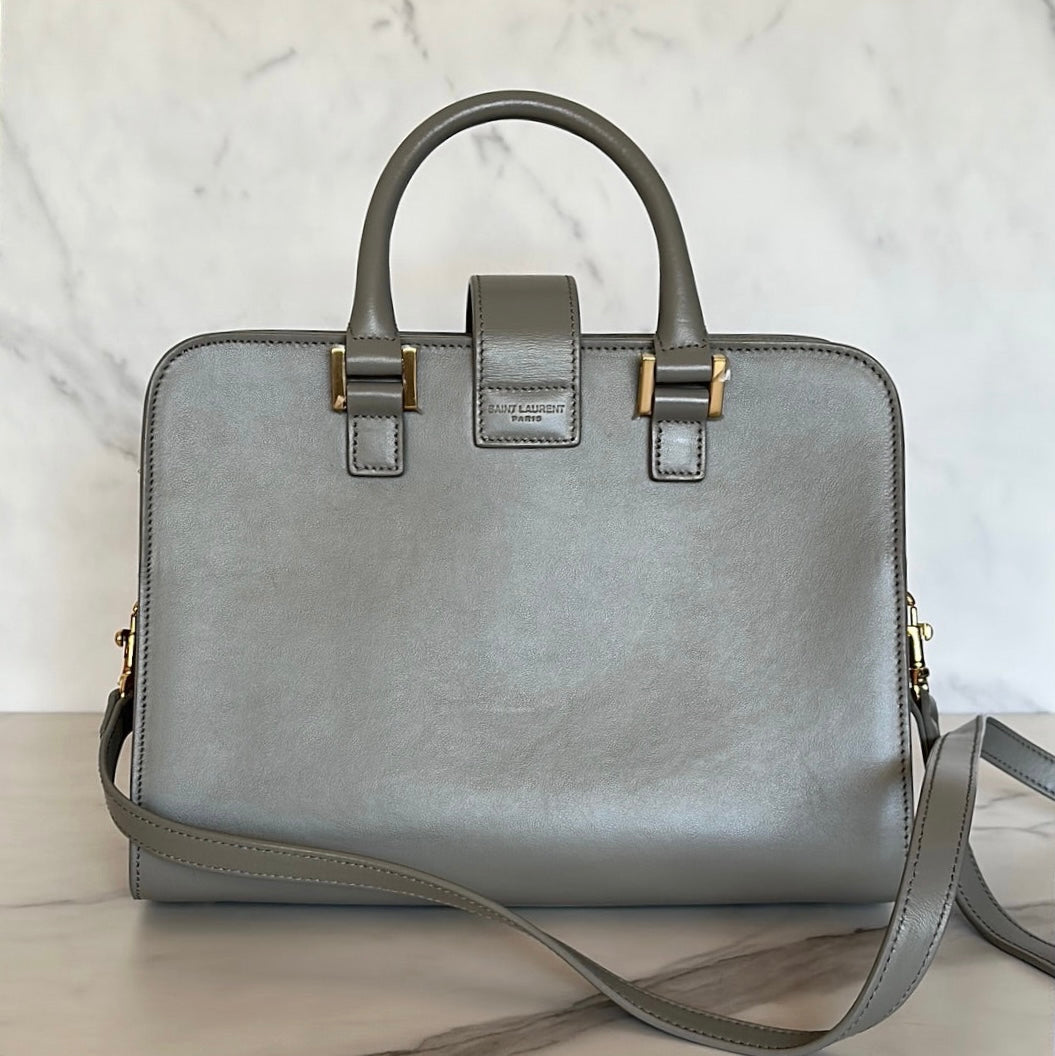 Saint Laurent Small Monogram Cabas, Preowned