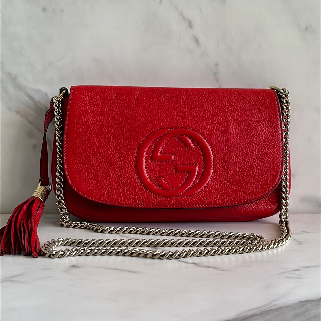 Gucci Soho East West Chain Bag, Preowned