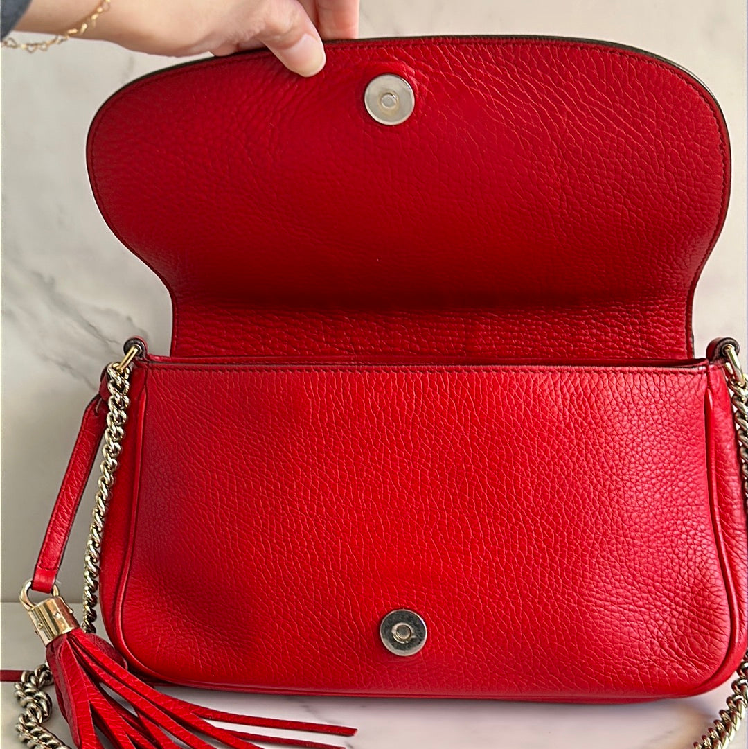 Gucci Soho East West Chain Bag, Preowned