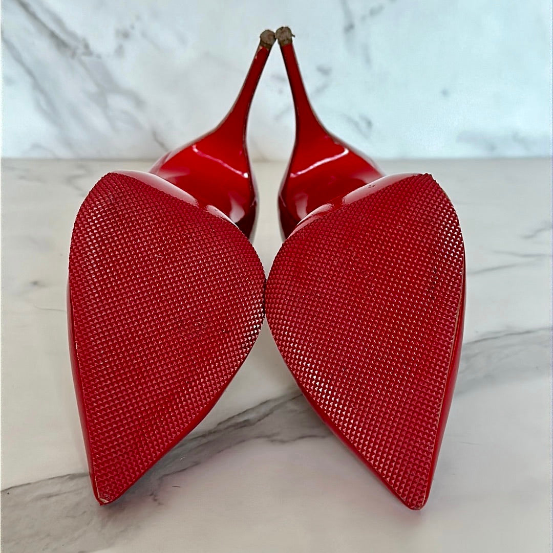 Louboutin Pigalle 100 Patent Leather 38.5, Preowned