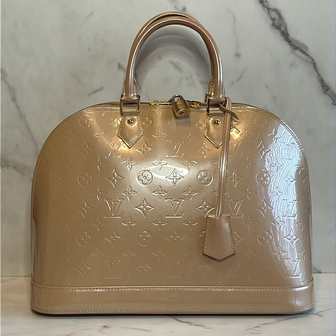 Louis Vuitton Vernis Alma GM, Preowned