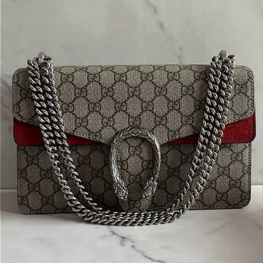 Gucci GG Supreme Dionysus Chain Bag, Preowned