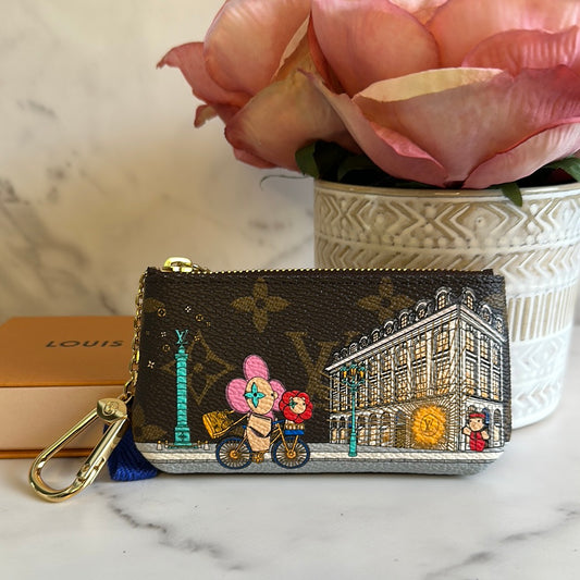 Louis Vuitton Special Edition Paris key pouch, New in Box