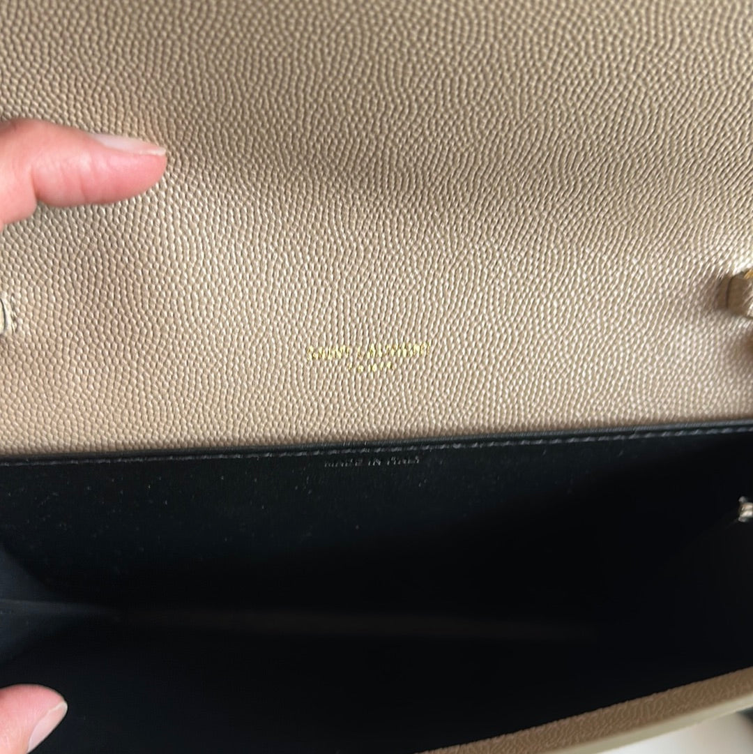 YSL Beige Uptown, New with dustbag