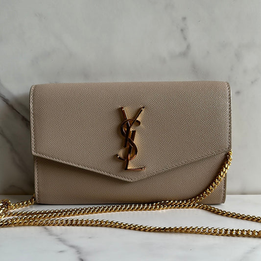 YSL Beige Uptown, New with dustbag