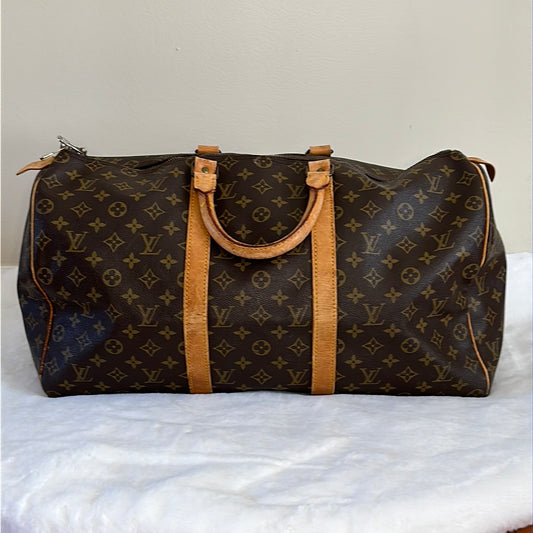 Louis Vuitton Monogram Keepall 50, Preowned