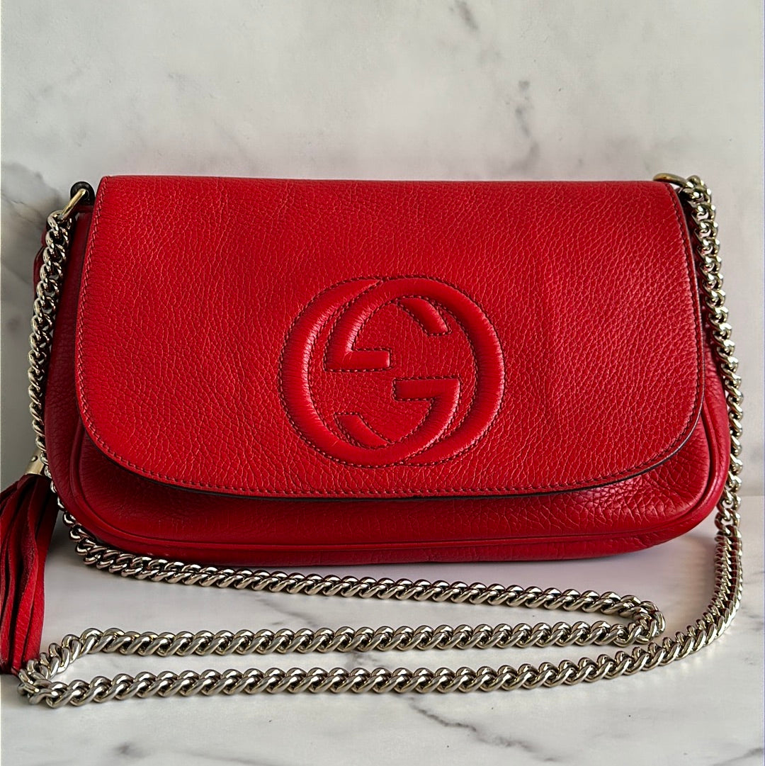 Gucci Soho East West Chain Bag, Preowned