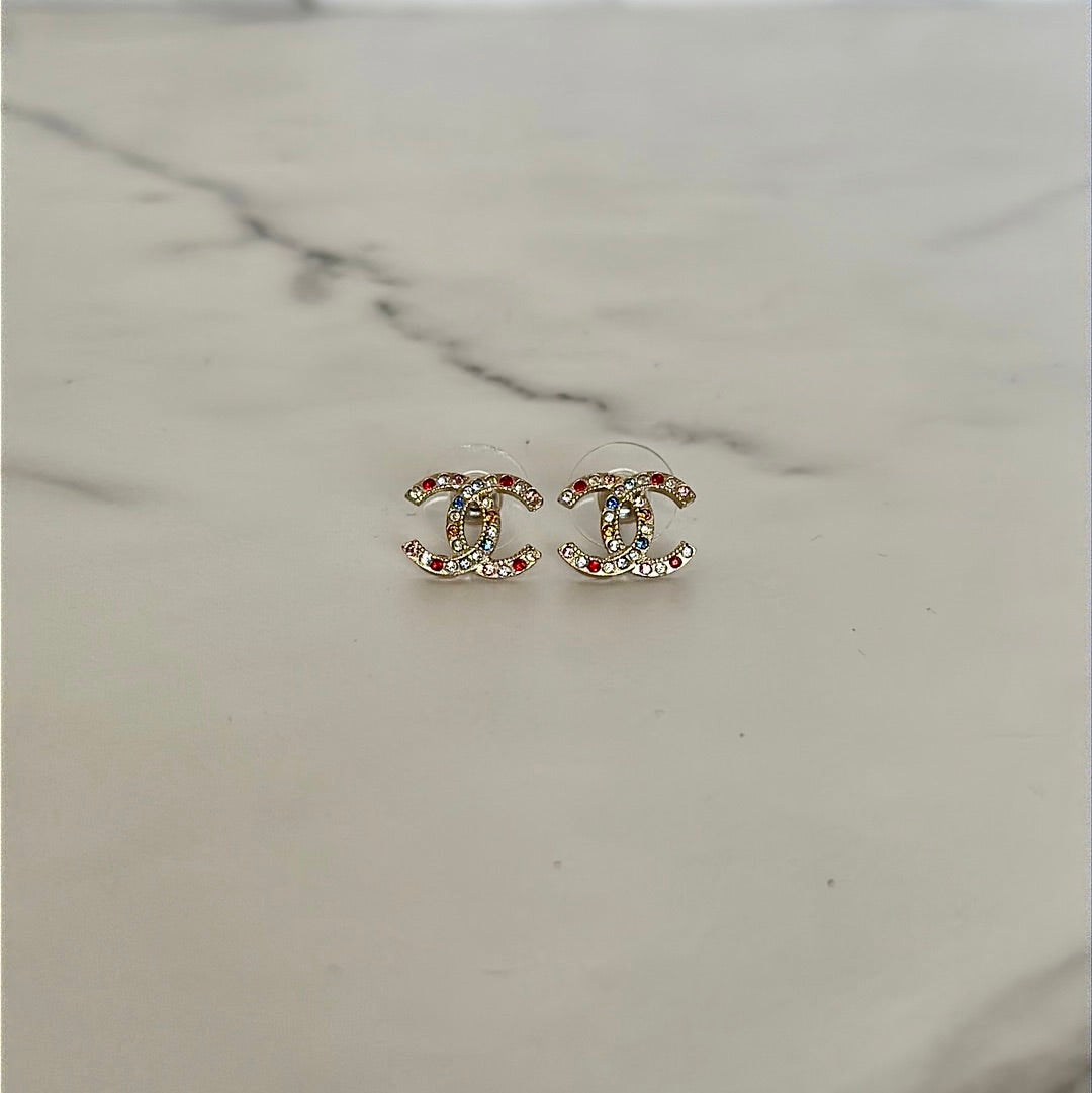 Chanel CC Earrings, Preowned