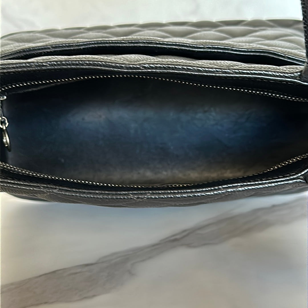 Chanel Matelasse CC Caviar Tote Bag, Preowned
