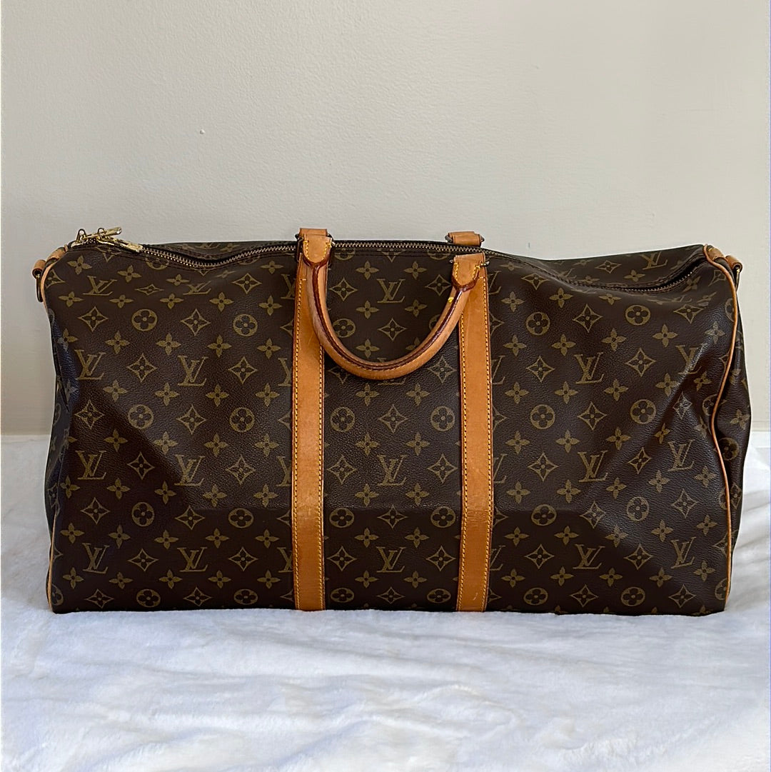 Louis Vuitton Monogram Keepall Bandouliere 55, Preowned