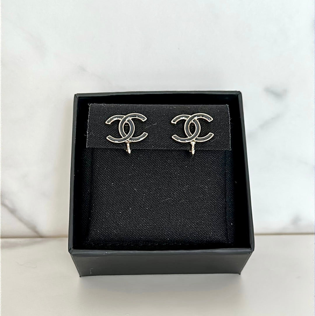 Chanel CC Earrings, Preowned