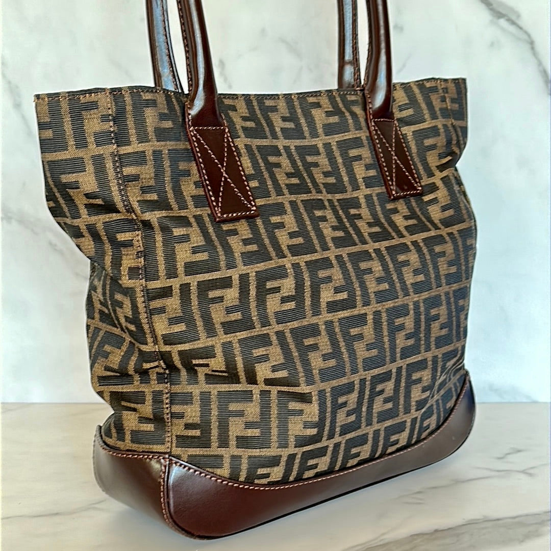 Fendi Zucca Tote, Preowned