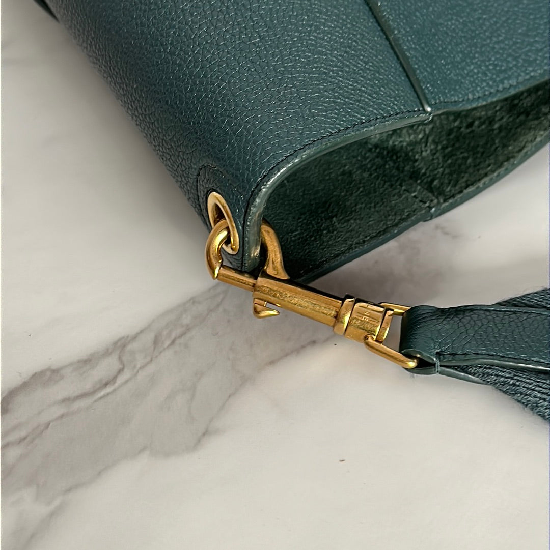 Celine Sangle Small Bucket Bag Wine – The Luxury Exchange PDX