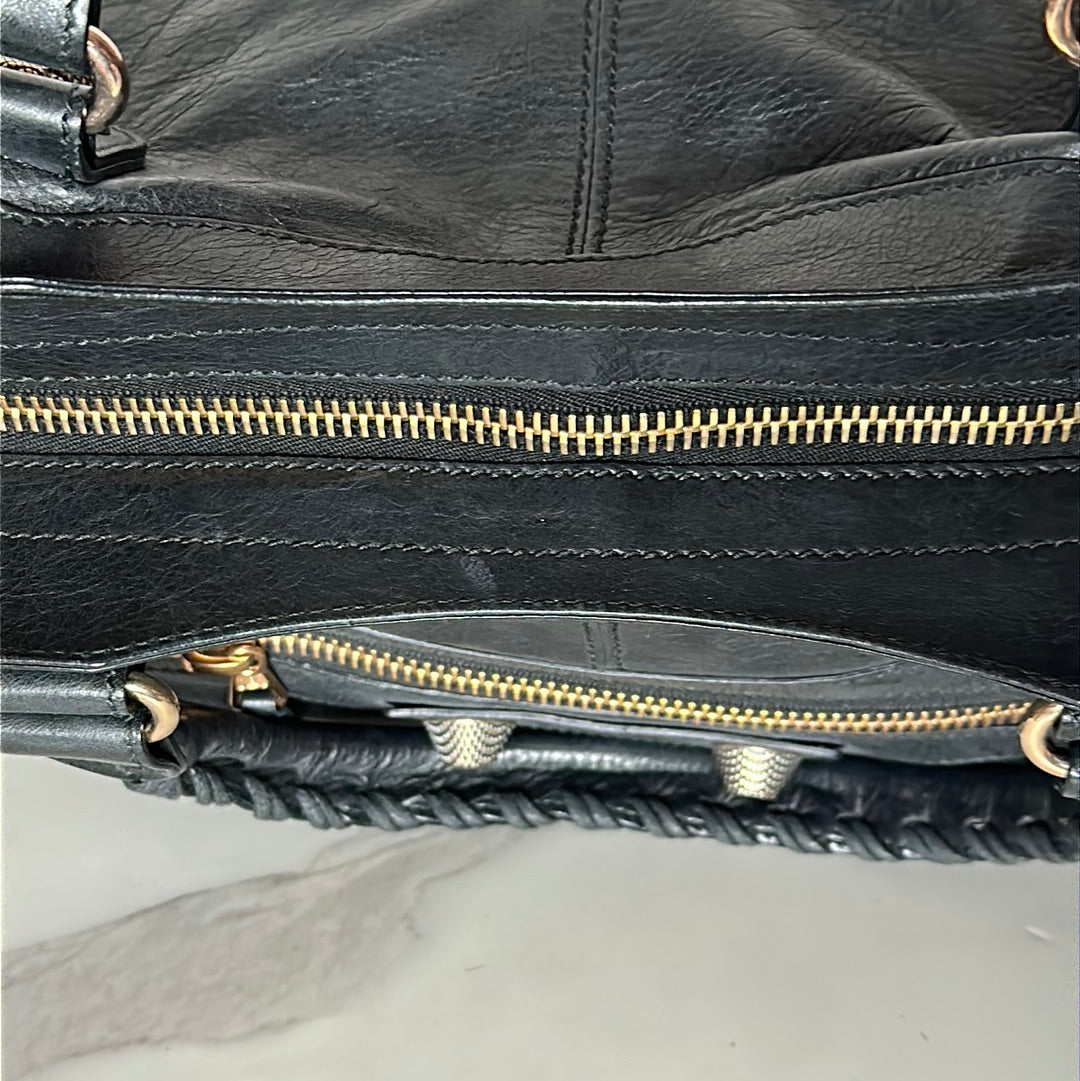 Neo classic leather weekend bag Balenciaga Black in Leather  24908915